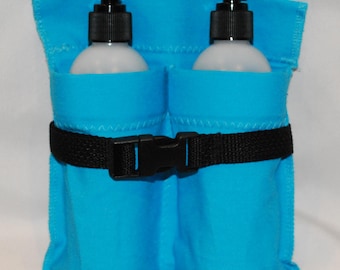 NEW Handmade Double Massage Lotion Oil Holster w/ Pump Bottles