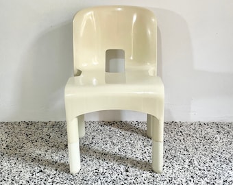 Rare Universale Model 860/861 Chair in White by Joe Colombo for Kartell | Italian Space Age | 1960s