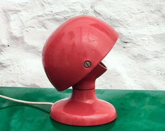 Jucker Table Lamp in Red by Tobia Scarpa for Flos | Italian Space Age | 1960s