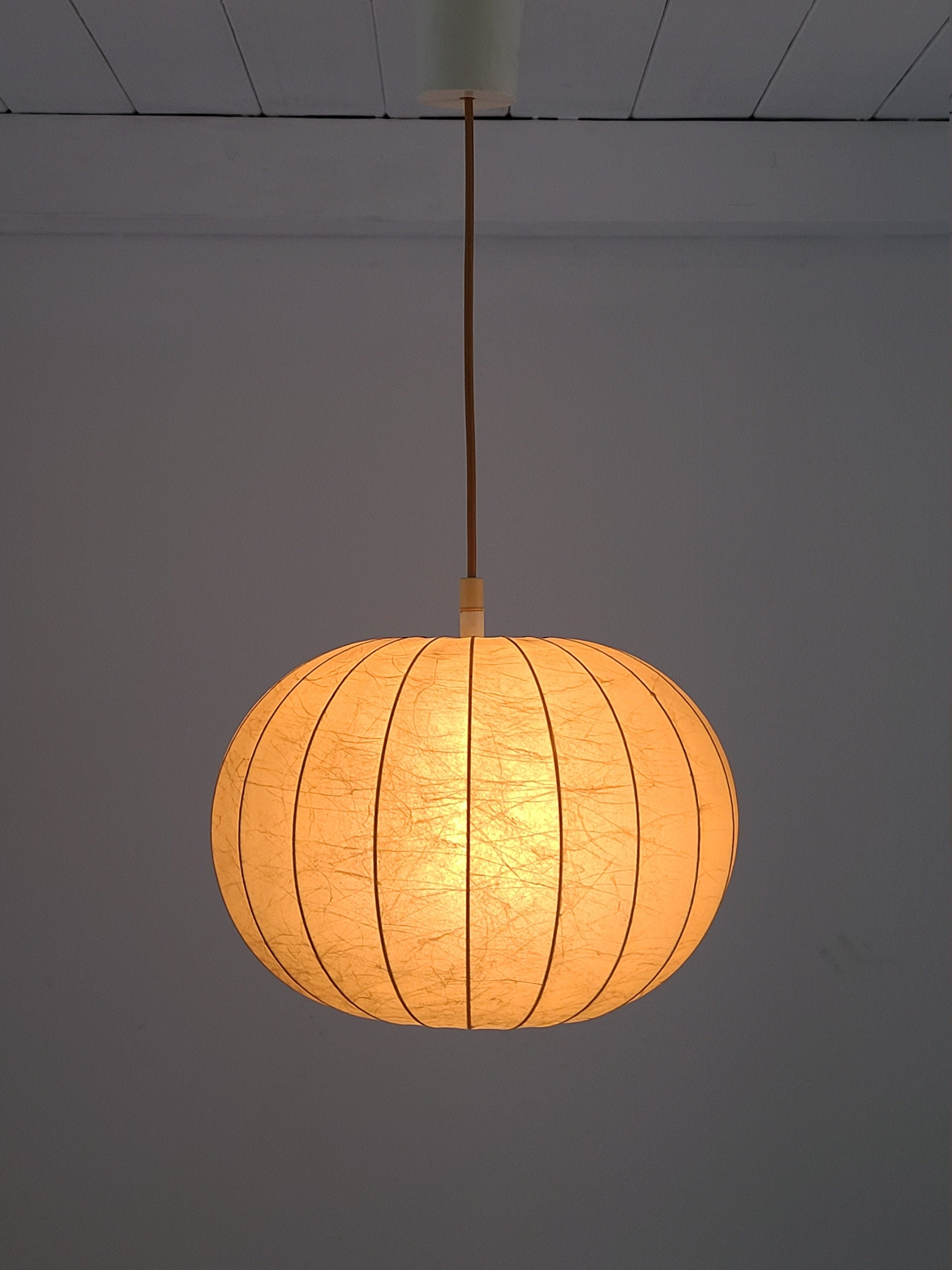 Round Hanging Lamp by Achille Castiglioni for Etsy Denmark