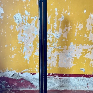 Megaron Torchiere Floor Lamp by G. Frattini for Artemide | Italian Postmodern | 1980s