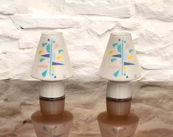 Bibi Sidecar Murano Glass Table Lamps by Alessandro Mendini for Artemide | Italian Postmodern | 1990s