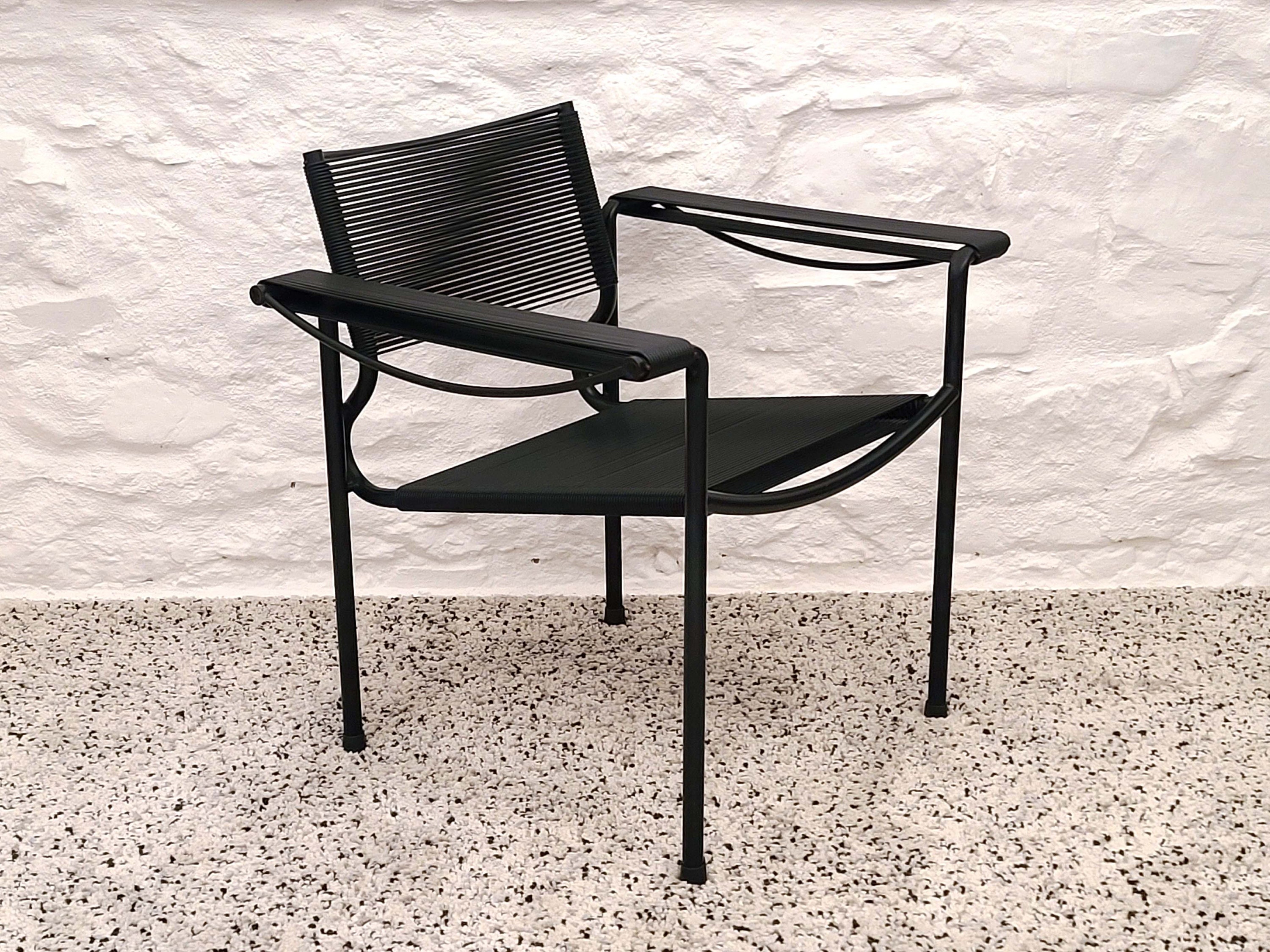 Black Spaghetti 109 Armchair Chair by Giandomenico Belotti