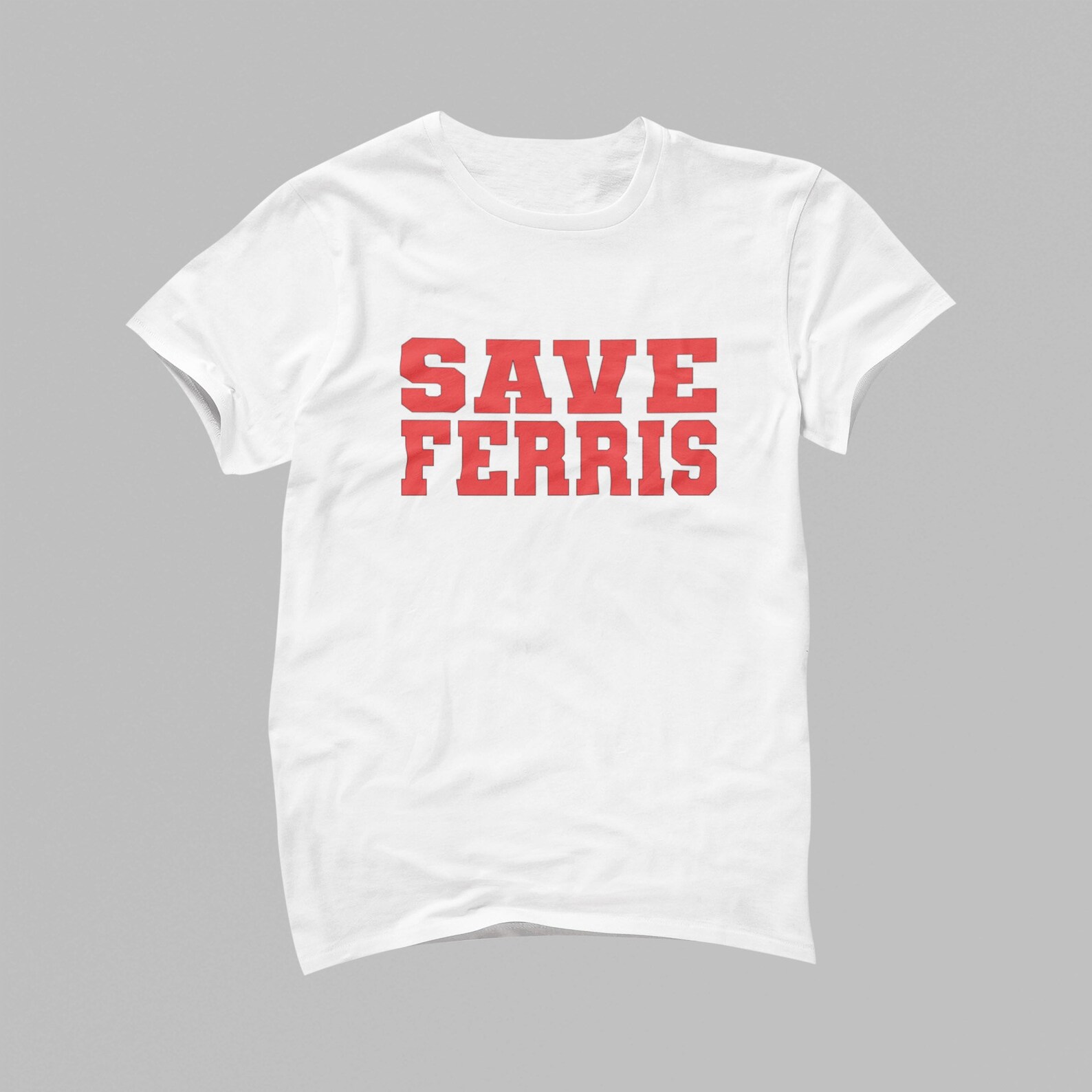 Save Ferris Tshirt Classic 80s movie shirt Funny Etsy