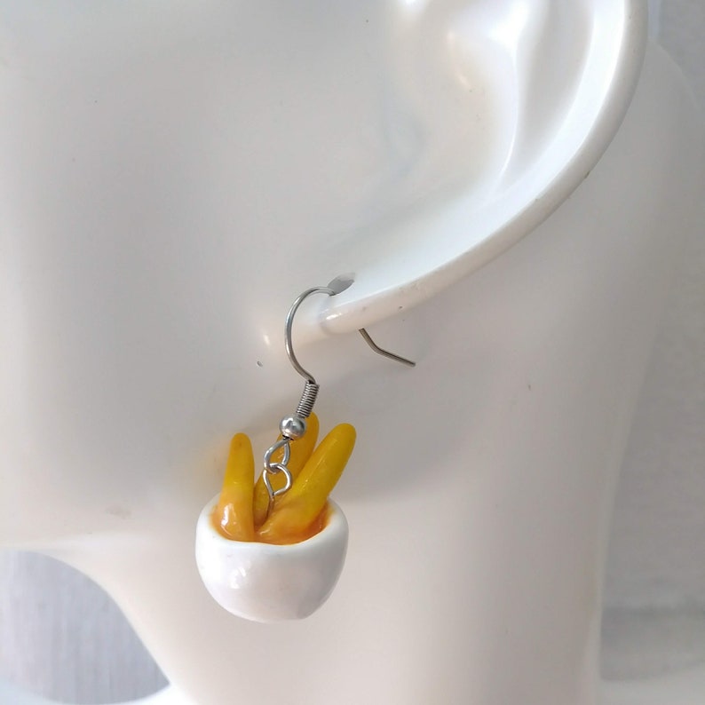 Handmade Polymer Clay Rican Jewelry Puerto Rico Food Earrings Sorullitos Boricua Kitchen