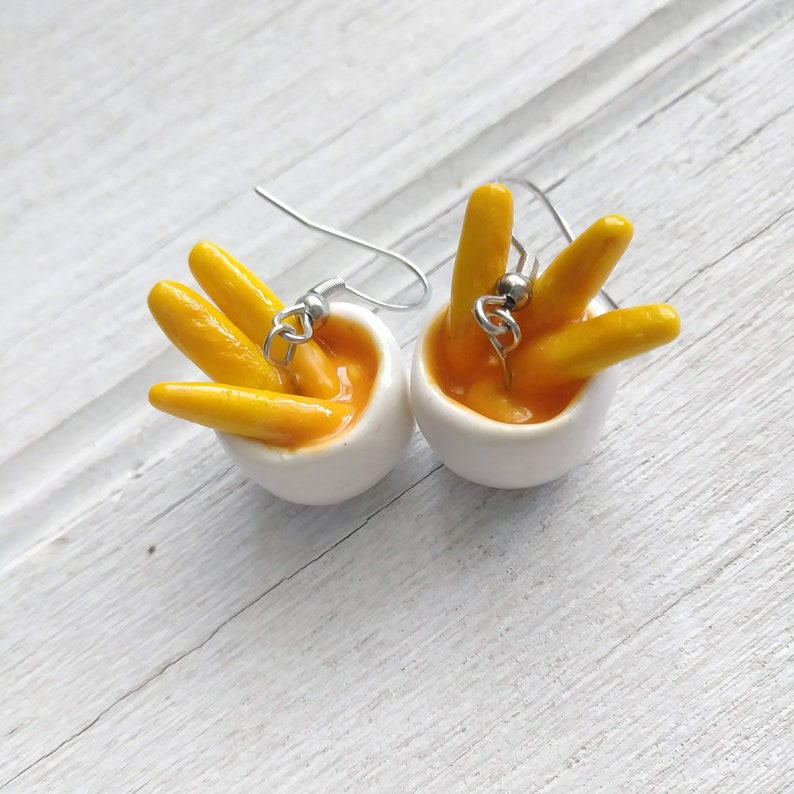 Handmade Polymer Clay Rican Jewelry Puerto Rico Food Earrings Sorullitos Boricua Kitchen