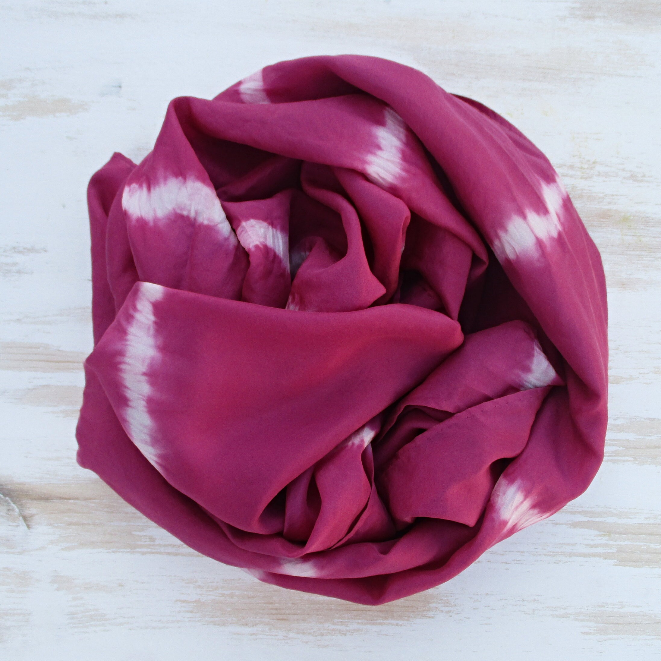 Naturally dyed scarf silk shawl tie dye purple scarf Etsy