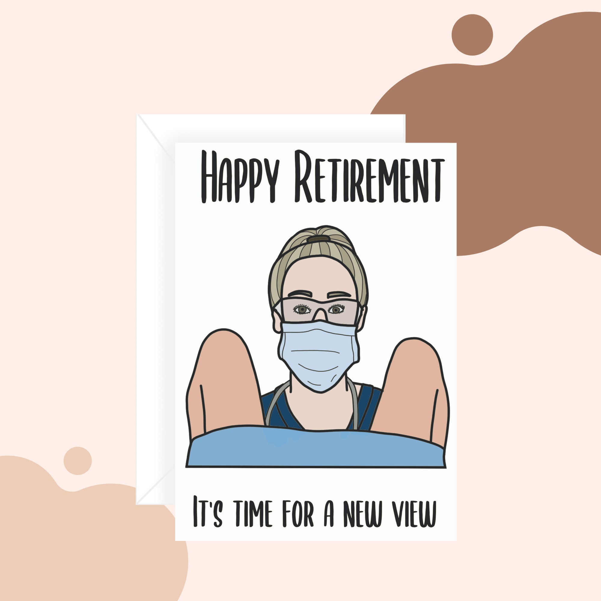 Nurse Doctor Retirement Card NHS Happy Retirement Funny Etsy