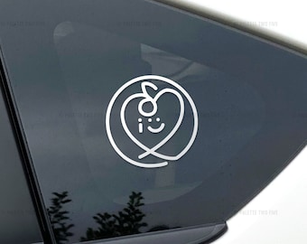 IU Car Decal, IU Kpop Window Decal, kpop Window Decal, kpop Sticker, IU Lilac - 3”