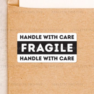 Fragile Label, Fragile Sticker, Fragile Label, Fragile Sticker, Fragile Shipping Label, Handle With Care Sticker, Shipping Labels 2&quot;