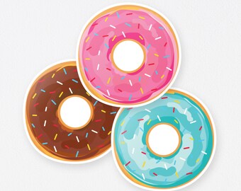 Laptop Stickers Stickers Vinyl Stickers Donut Best Friend Gifts