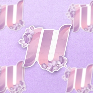 IU Sticker, Uaena Sticker, dlwlrma Sticker, KPOP Sticker, Korean Sticker, IU Lilac - Trendy, Laptop Sticker, Water Bottle Sticker - 3&quot;