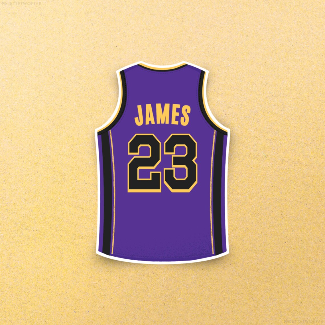 Jersey Sticker, Lebron Sticker, James Sticker, Basketball Jersey ...