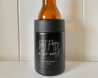 Personalised Stubby Holder | Father's Day Gift | Beer Bottle Cooler | Dad's Present | Groomsman | Beer Can Cooler | Male Teacher
