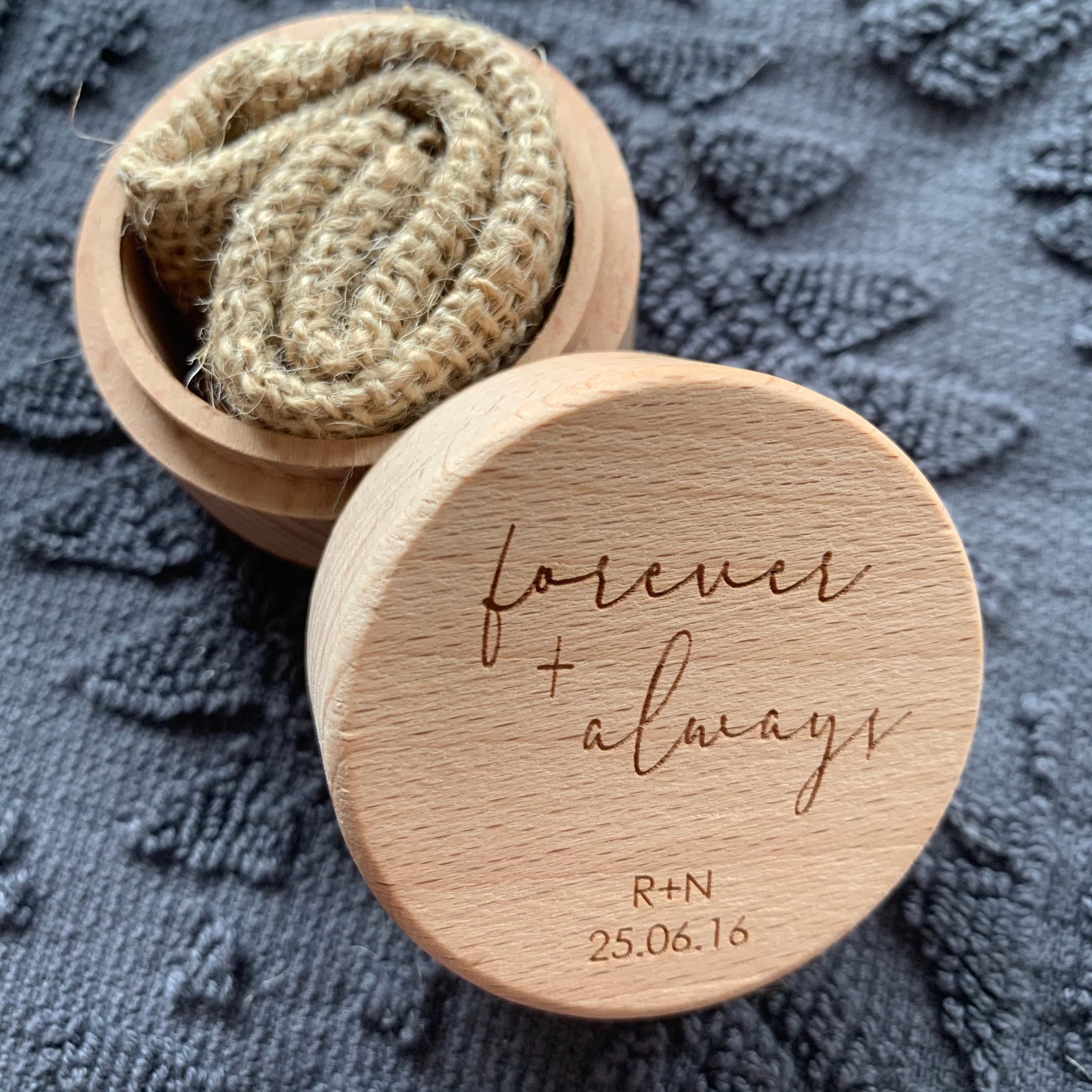 Personalised Ring Box Wedding Ring Engagement Ring Etsy