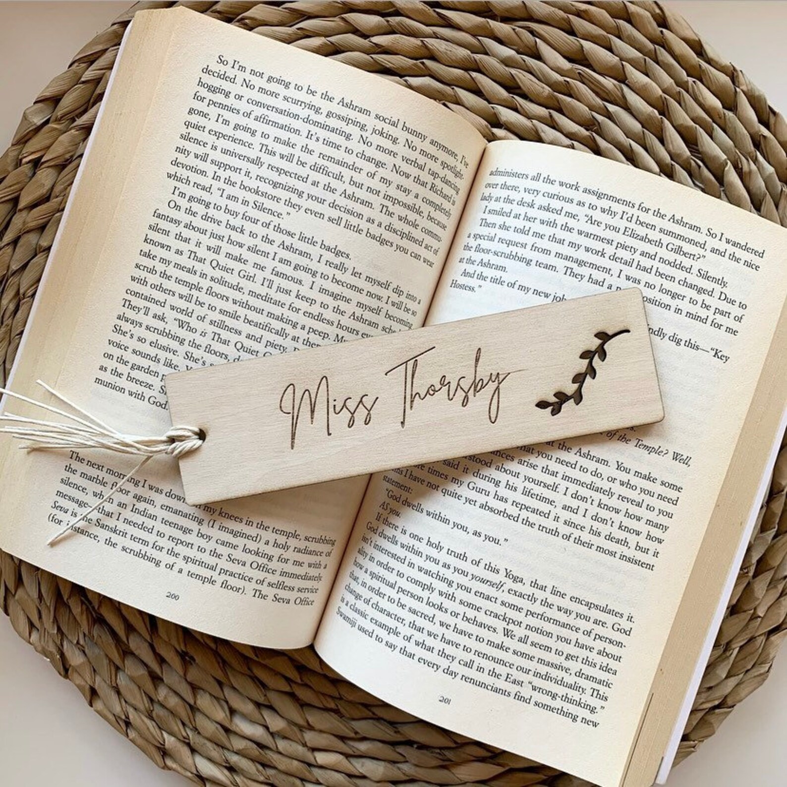 Personalised Bookmark Wooden or Clear Acrylic Engraved Etsy Australia