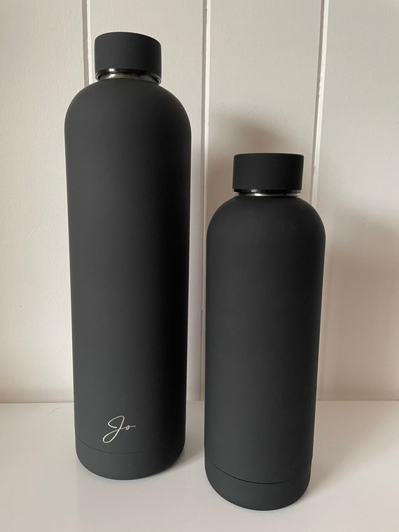 Personalised Water Bottle 500ml or 1L Laser Engraved Personalised