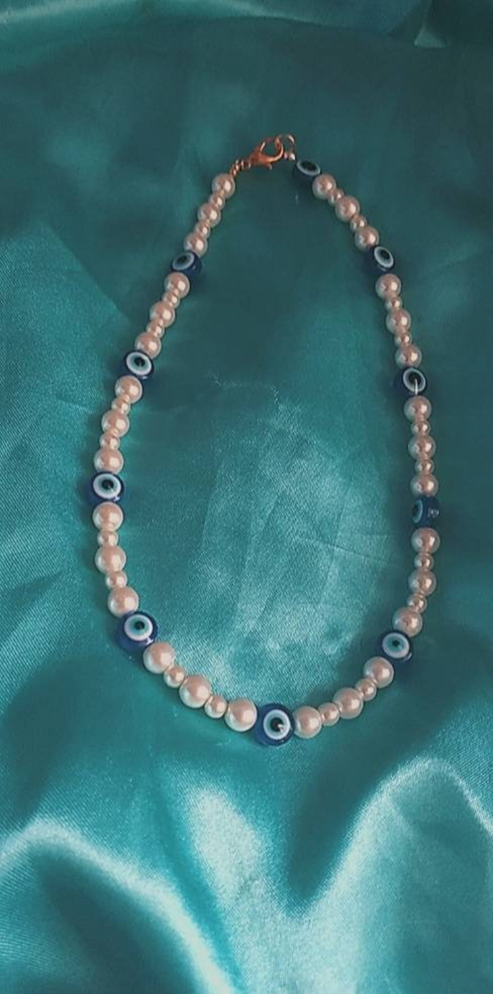 Indie Beaded Pearl Necklace Tik tok Trendy Rainbow Beaded Etsy