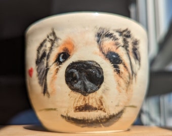 Handmade (+ handpainted) custom pet mug | MADE TO ORDER