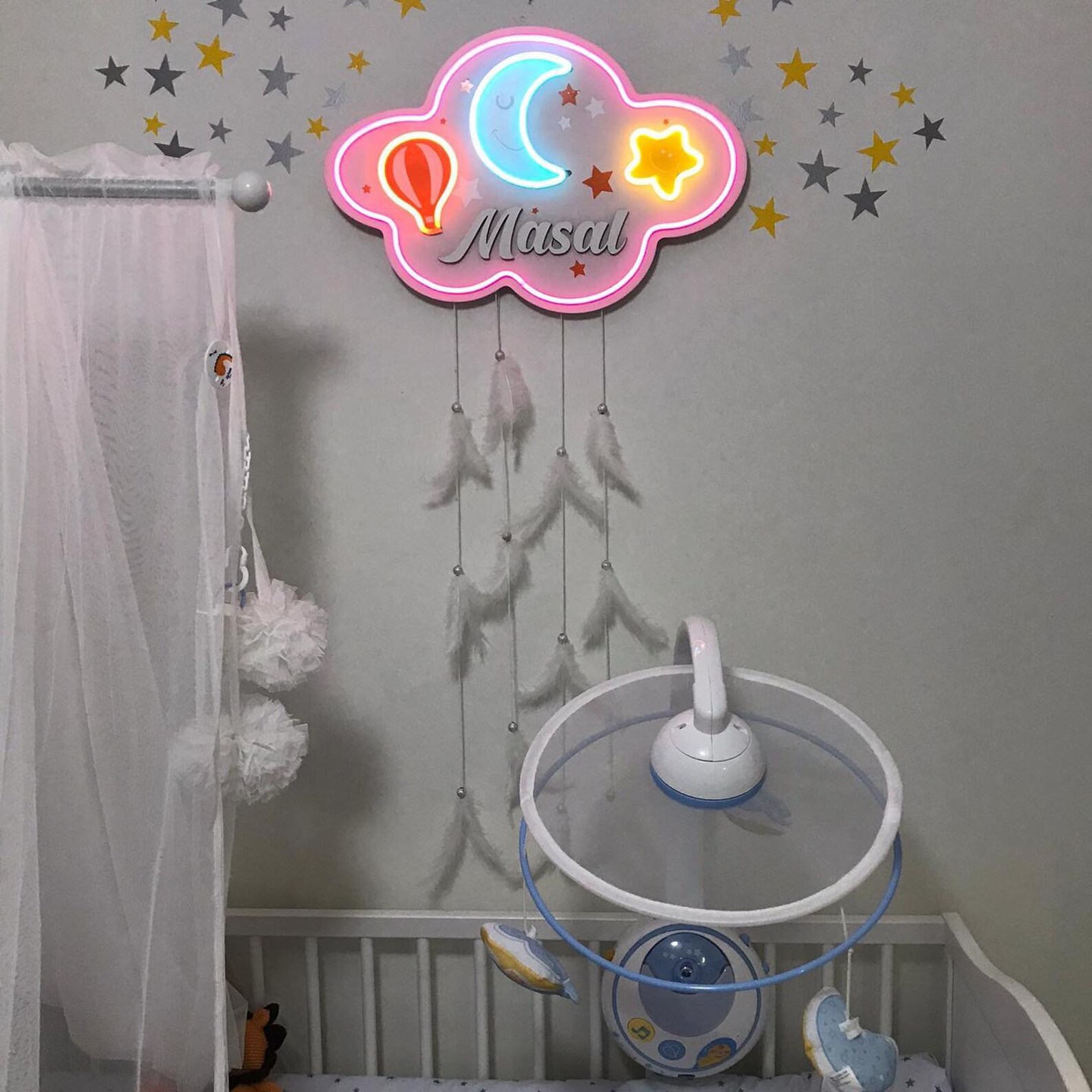 NURSERY WALL LIGHT / Nursery Lighting / Night light for Baby Etsy
