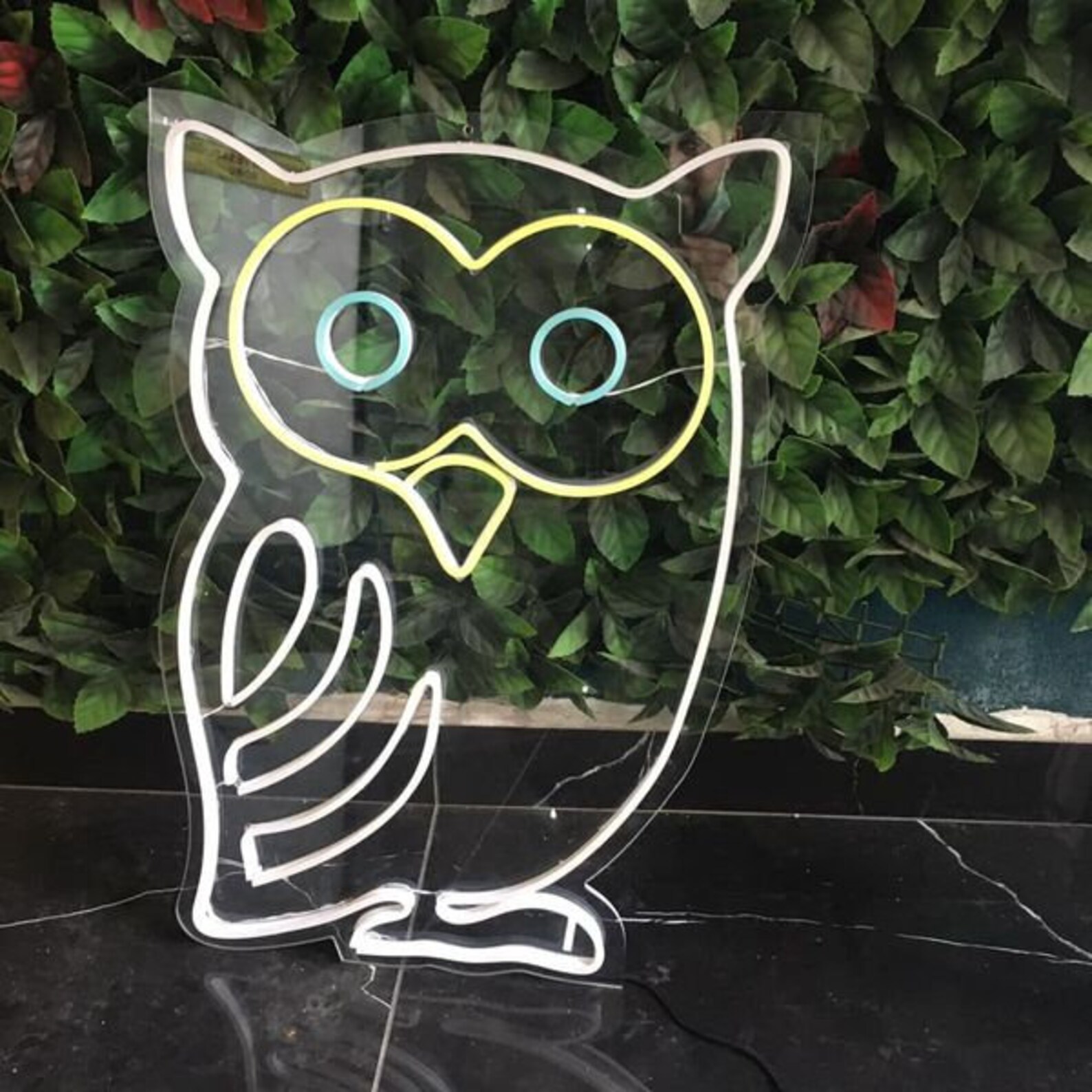 Owl ledneon wall neon decor Custom bedroom led neon sign Owl Etsy