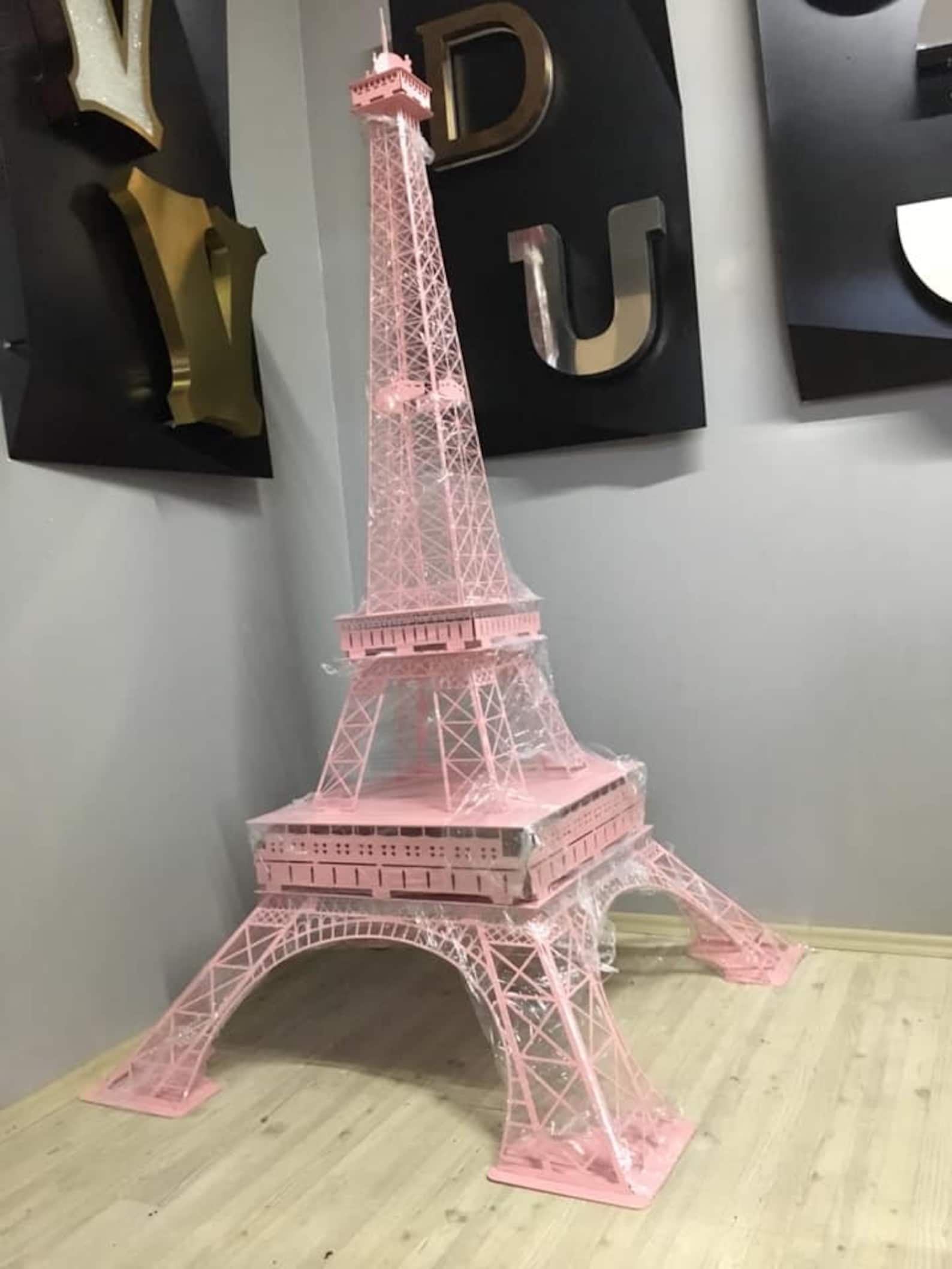 Eiffel Tower Statue Robust Metal, Large Paris Eiffel Tower Figurine