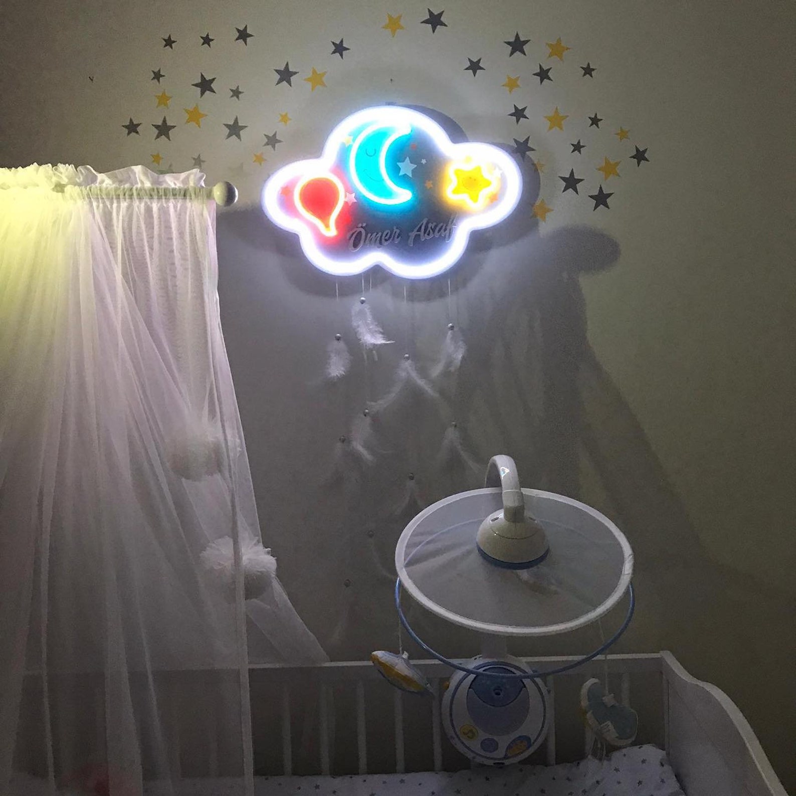 NURSERY WALL LIGHT / Nursery Lighting / Night light for Baby Etsy
