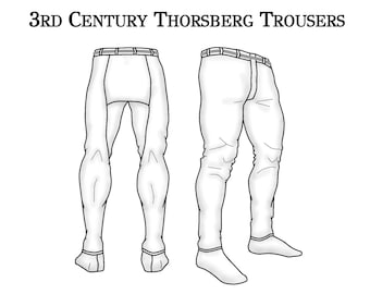 3rd Cent. Thorsberg Trousers - Printable Sewing Pattern