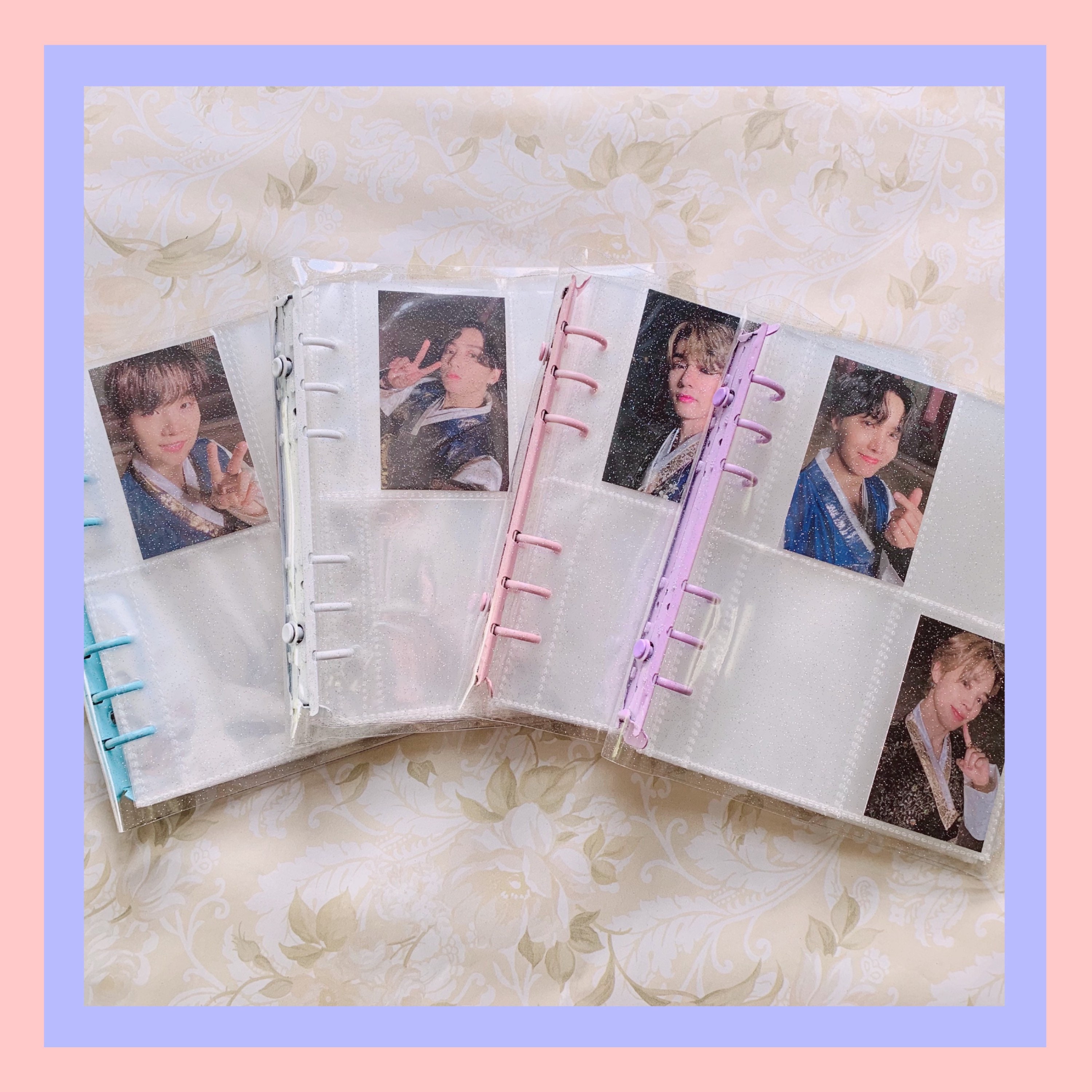 Glitter Photocard Kpop Collectbook binders holds 200 Etsy