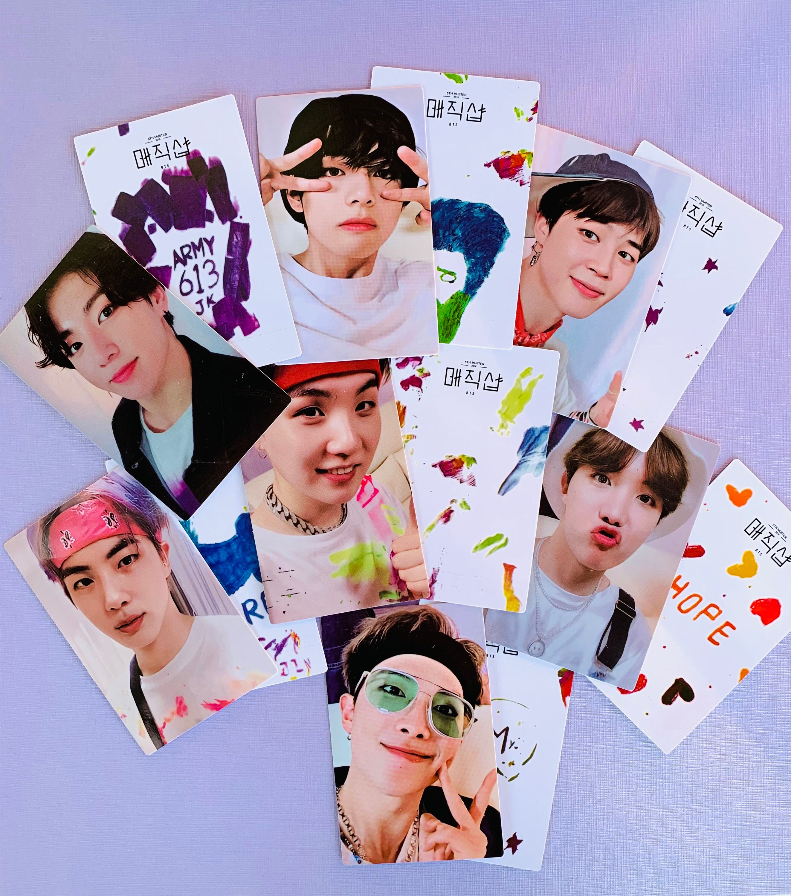 BTS 5th Muster Unofficial Photocards