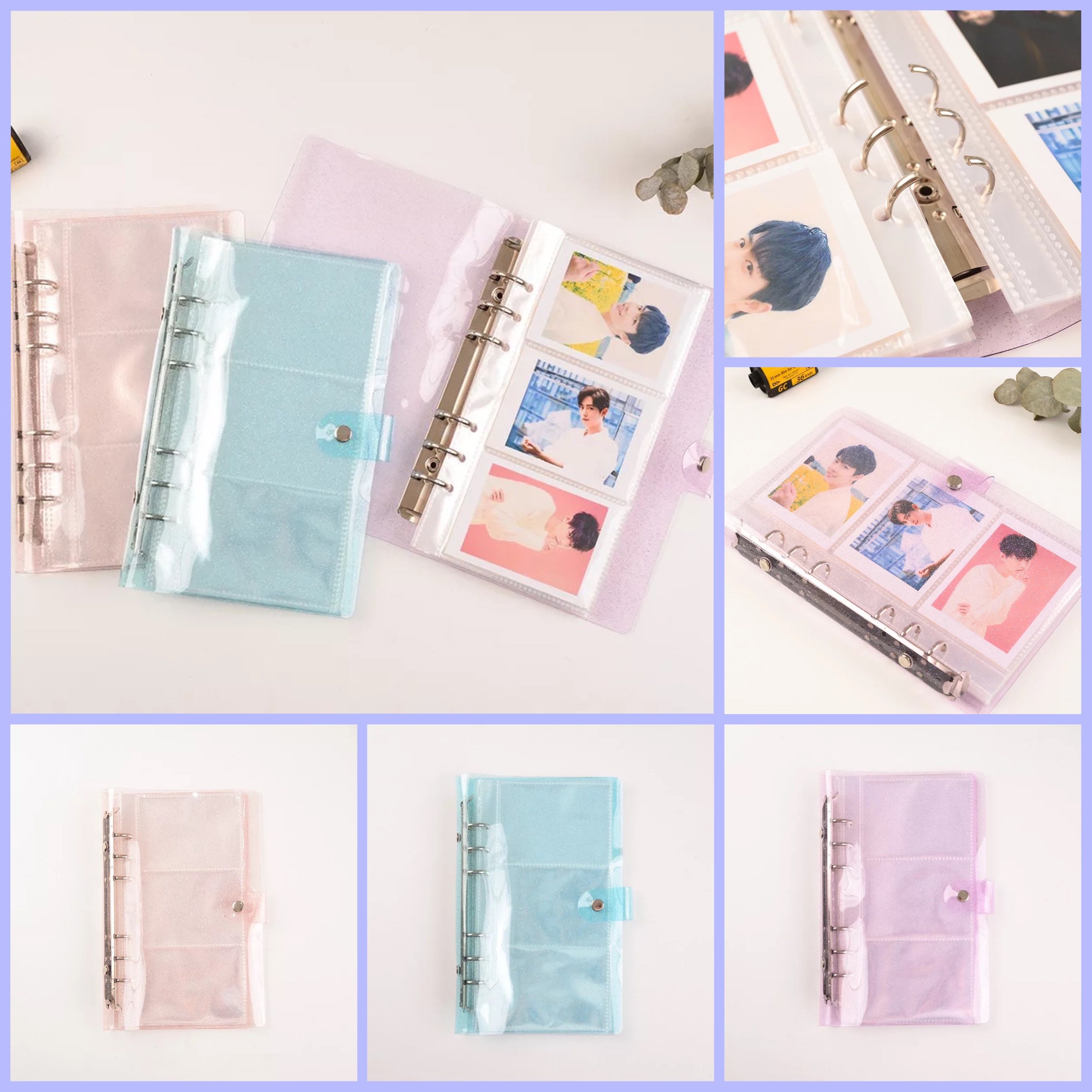 Kpop Photocard Jelly Glitter Collect Books