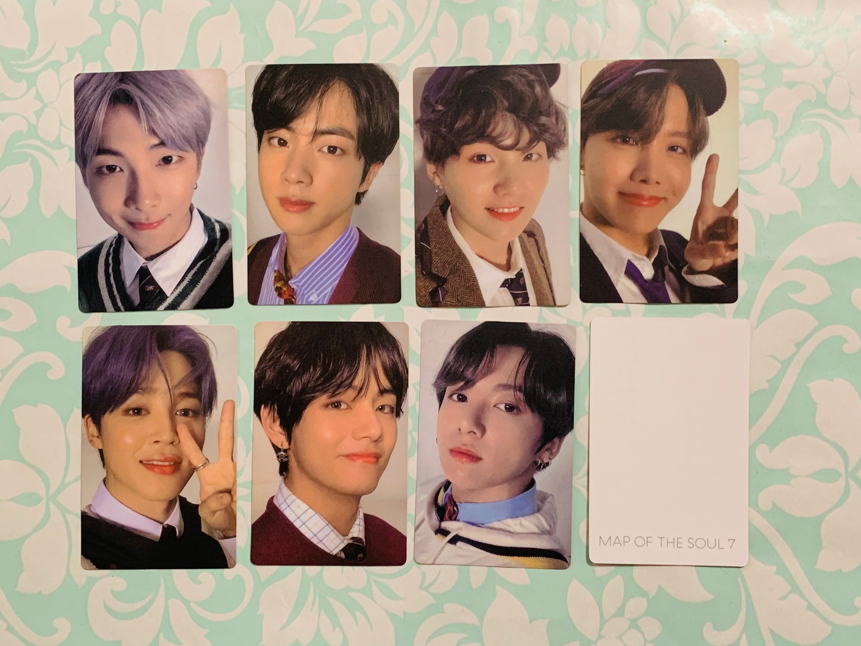 BTS Map of the Soul 7 Mots7 Ver.4 Photocard Pcs Kpop Etsy