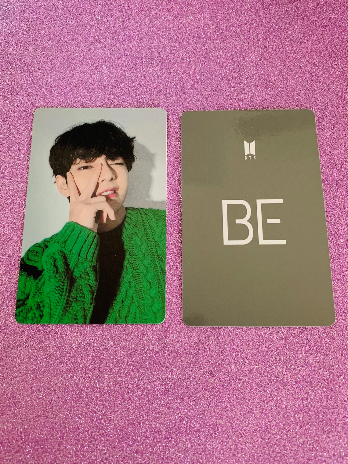 BTS BE M2U Lucky Draw Photocards Bangtan chicos réplica