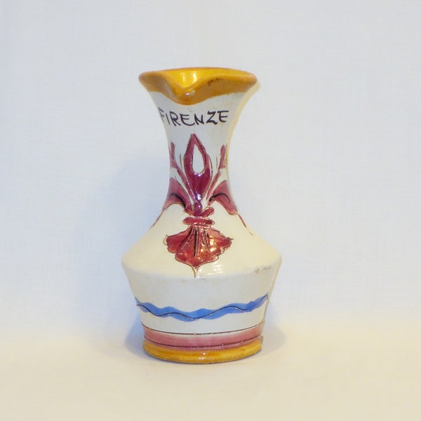 Vintage Italian Hand Painted Art Pottery-Firenze