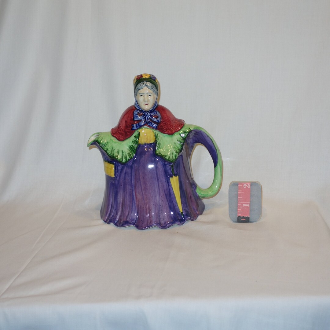 Vintage Little Old Lady Teapot/pitcher. Made in England Etsy