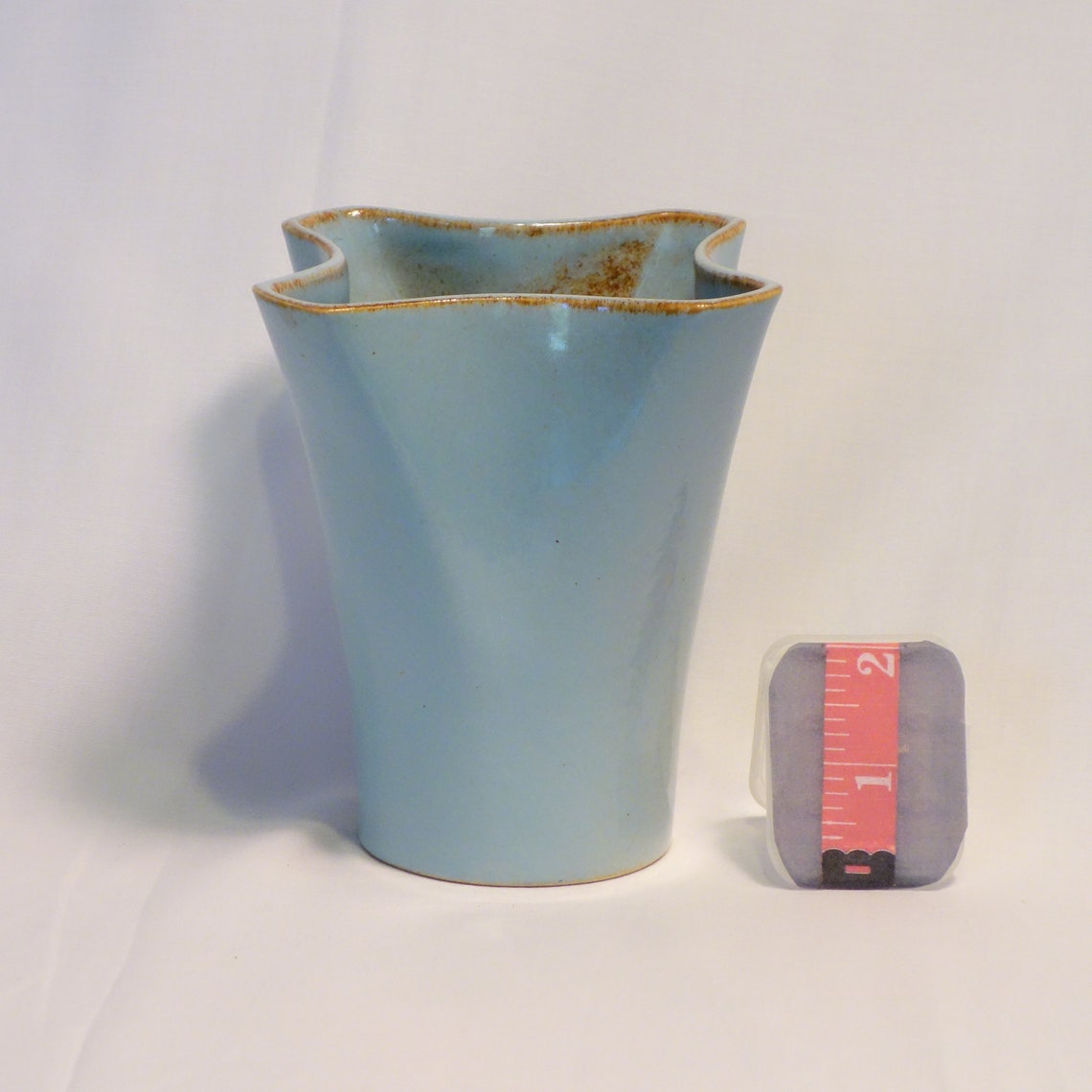 Vintage S Ballard Vase 26 Vermont Pottery Etsy