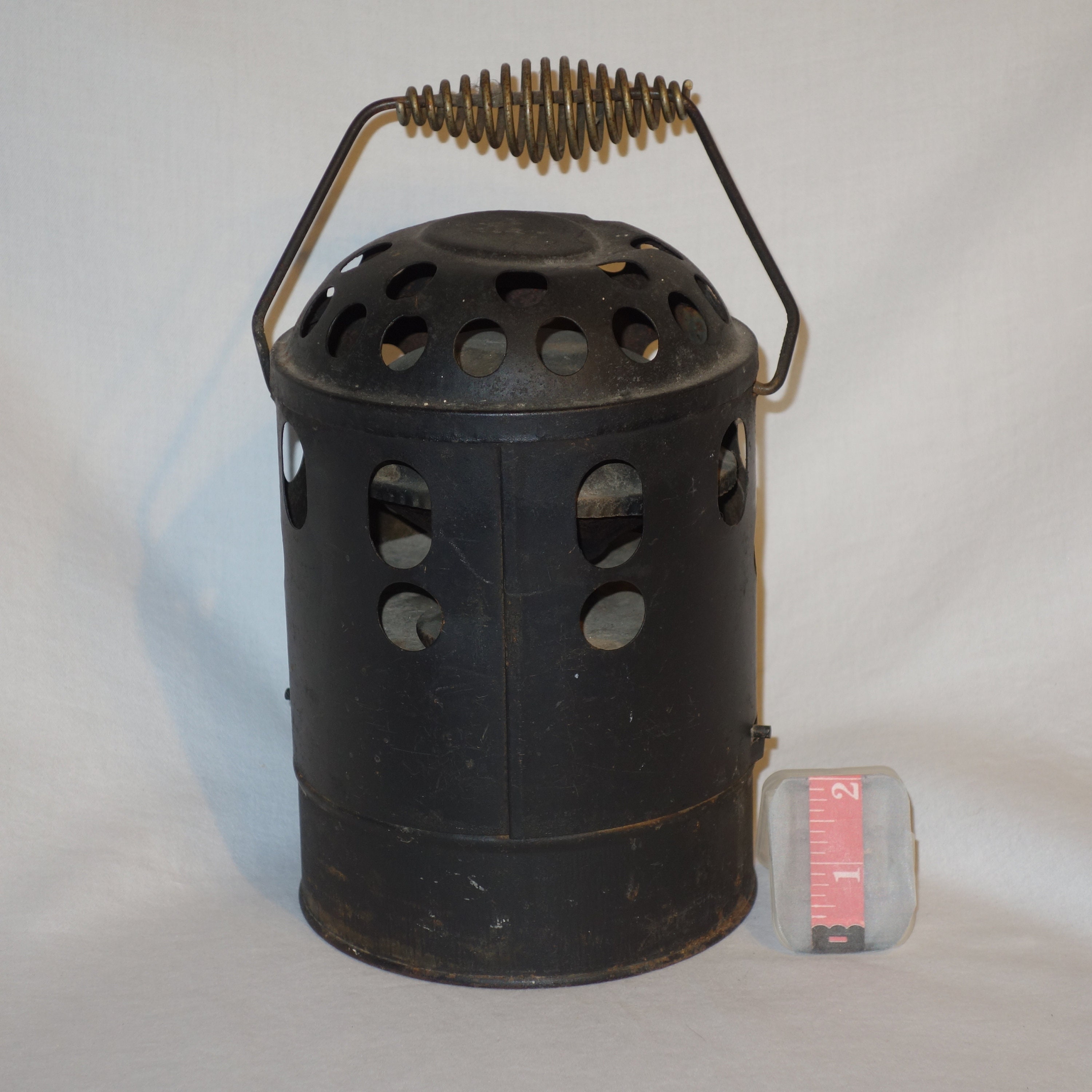 Antique Game Junior Portable Iron Heater Kerosene Stove Part 