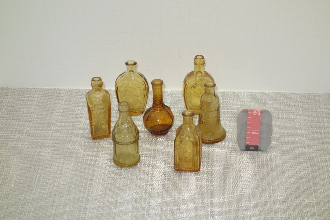 Vintage Wheaton Bottle Amber Collection Etsy