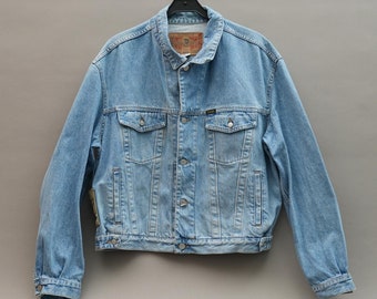 Vintage Diesel Size L - XL Denim Jacket Jeans Jacket Blue