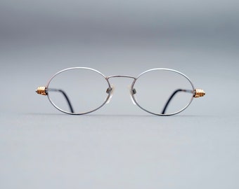 Vintage 90er Jahre y2k SILHOUETTE M7111Metallrahmen Brillen Brillen Sonnenbrillen