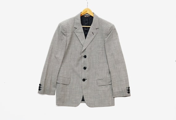 Vintage 00's DOLCE & GABBANA Wool Blazer Houndstoo