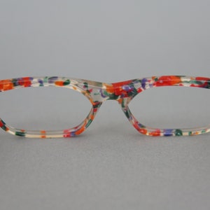 Vintage 70s NEOSTYLE FORUM 514 338 Transparent Acetate Frames Sunglasses image 5