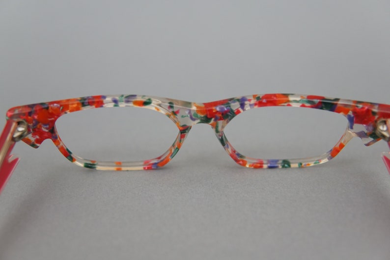 Vintage 70s NEOSTYLE FORUM 514 338 Transparent Acetate Frames Sunglasses image 5