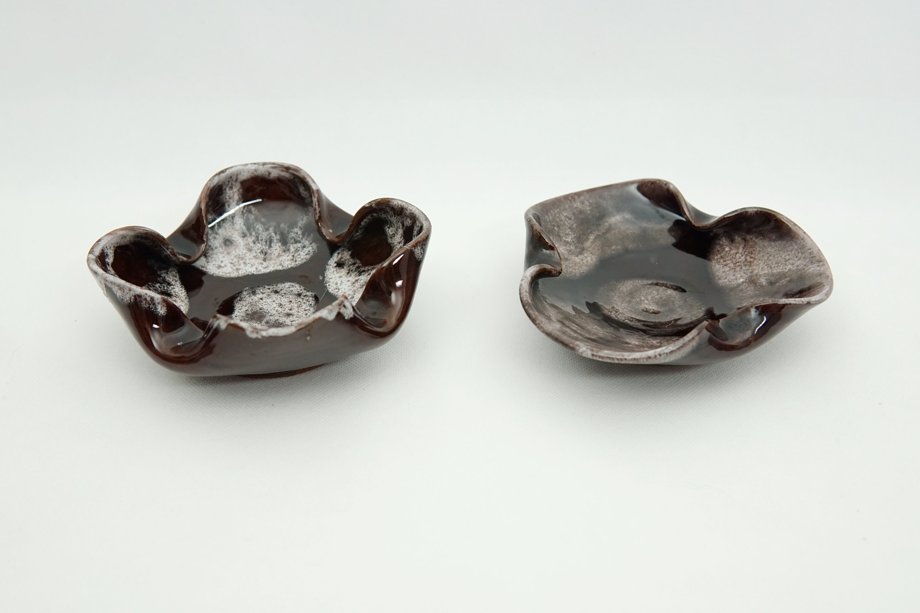SET of 2 VINTAGE 70s CERAMIC ASHTRAYs 70S 80S Handmade Etsy