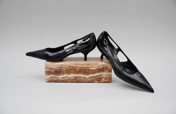 Vintage y2k PRADA Italy Elegant High Heels Women … - image 1