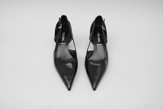 Vintage y2k PRADA Italy Elegant High Heels Women … - image 2