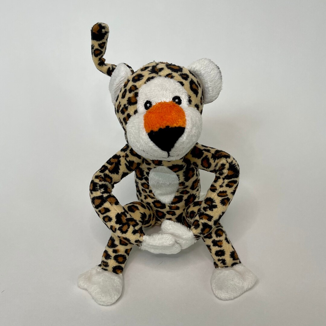 Linnet Toy Lenie the Leopard: Bendable Plush Toy With Magnetic Hands - Etsy