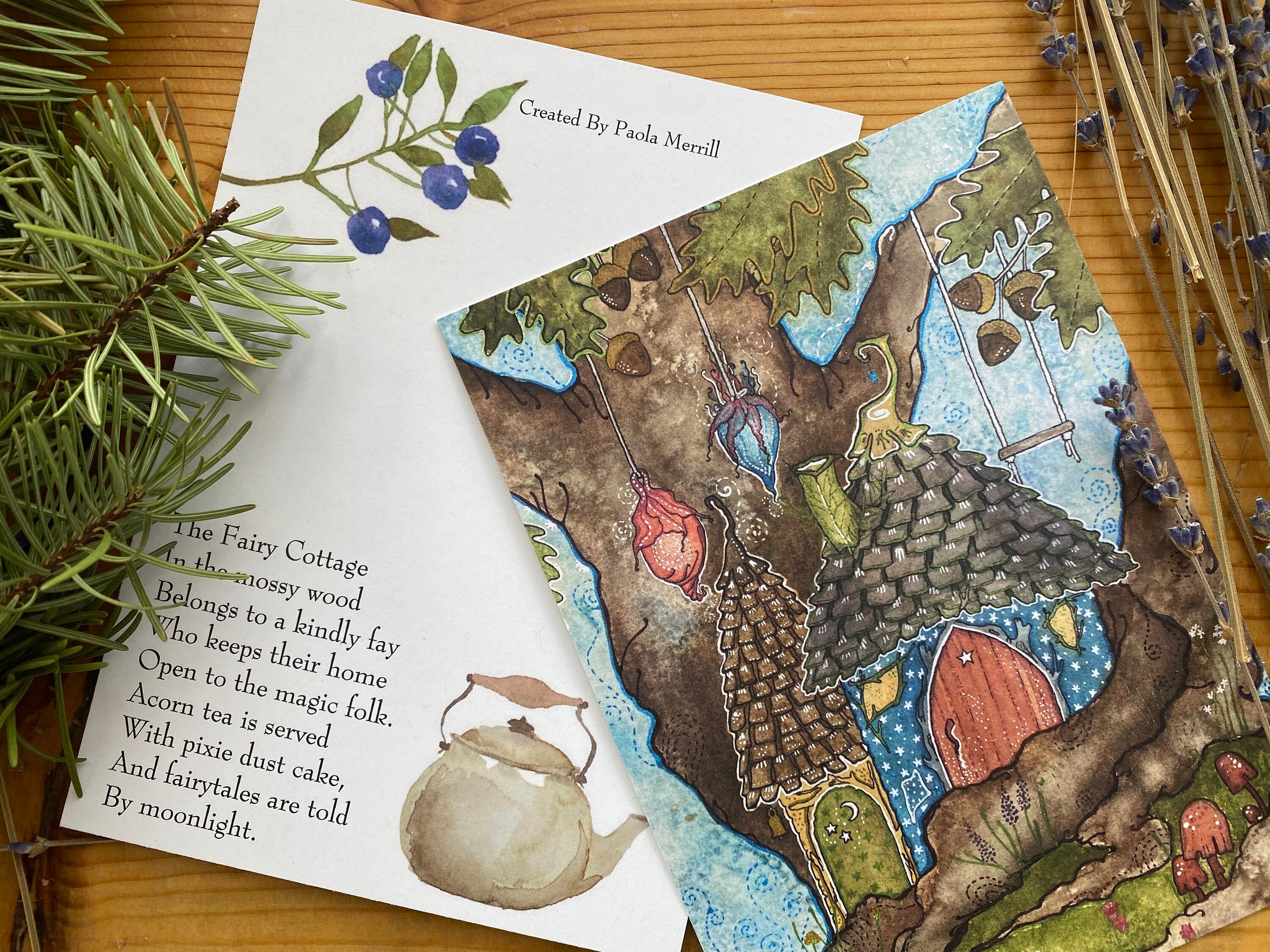 The Fairy Cottage 5x7 Signed Art Print - Etsy Australia