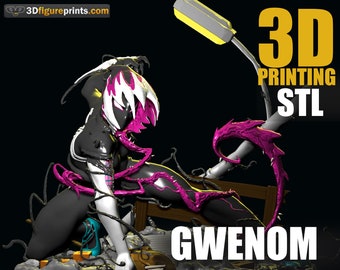 Gwenom Venomized Spider Gwen STL for 3D Printing