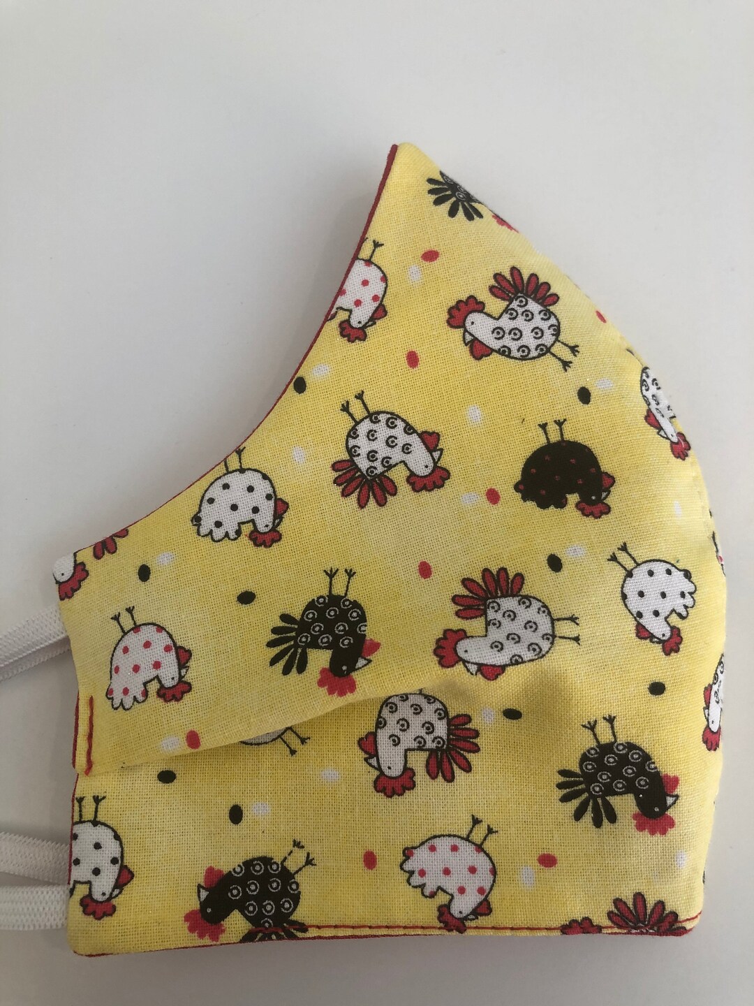 Chicken Face Mask Animal Print Face Mask Hen Face Mask 100 Etsy